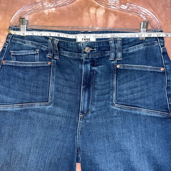 PAIGE Anessa Wide Leg Jean in color: Amoroso, Size 32 - Picture 11 of 16